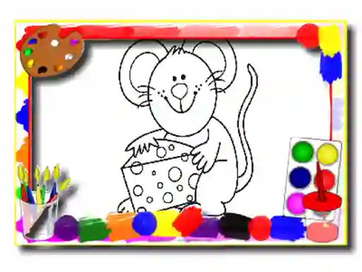 Spel Kids Cartoon Coloring Book online