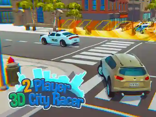 Spel 2 Player 3D City Racer online