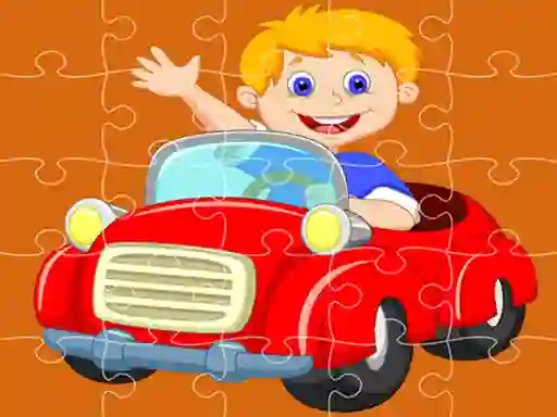 Spel Pedal Cars Jigsaw online
