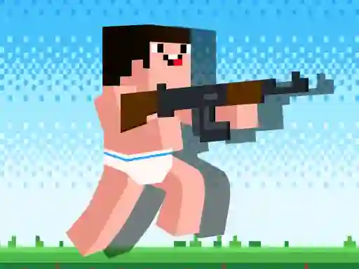 Spel Noob Rush vs Pro Monsters online
