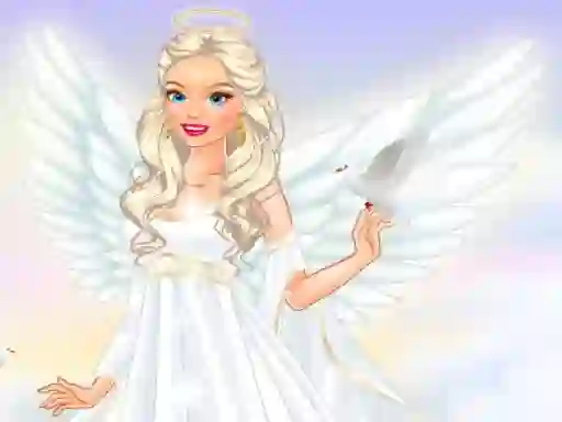 Spel Sweet angel dress up online