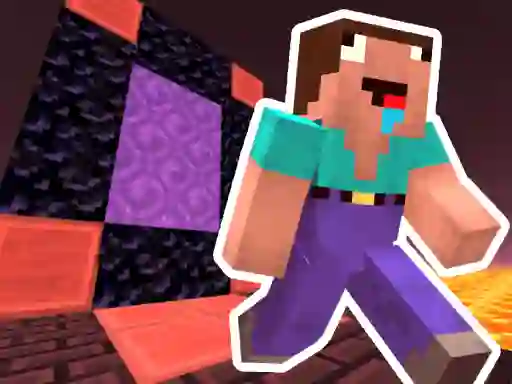 Spel Noob Steve Nether online