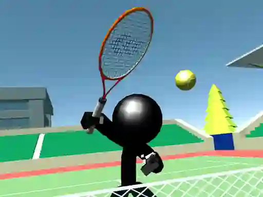 Spel Stickman Tennis 3D online