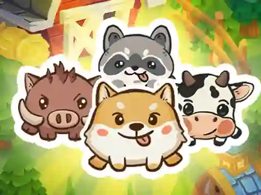 Spel Animal Sort Cute Game Puzzle online