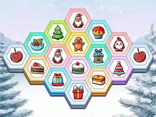 Spel Holiday Hex Sort online