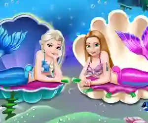 Spel Mermaid Princesses Dress up online