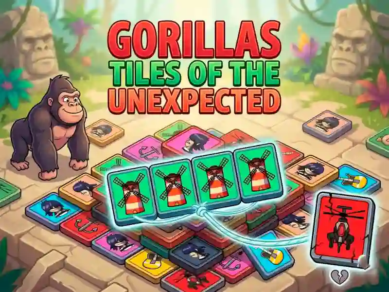 Spel Gorillas Tiles Of The Unexpected online
