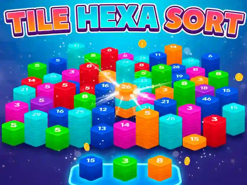 Spel Tile Hexa Sort online