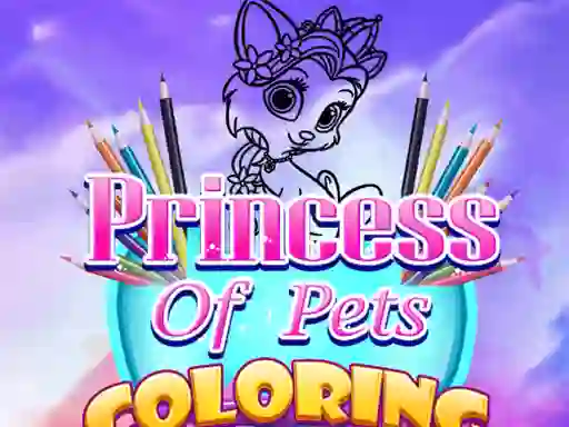 Spel Princess Of Pets Coloring online