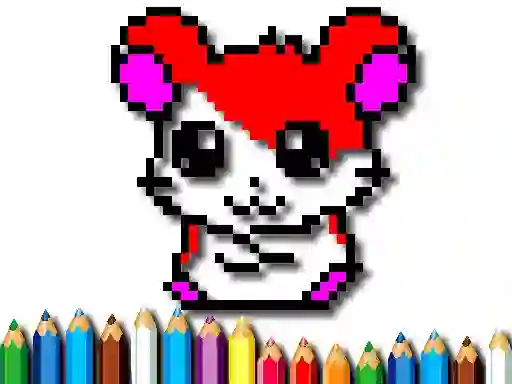 Spel Pixel Coloring Time online