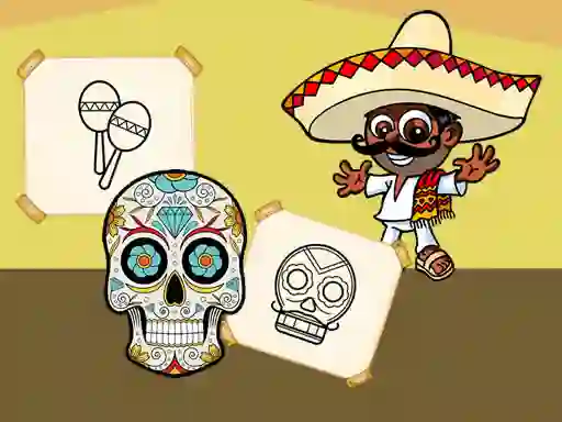 Spel Crazy Mexican Coloring online