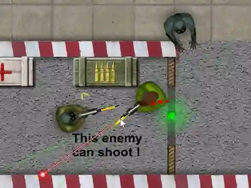 Spel Zombie Shooting 2D online