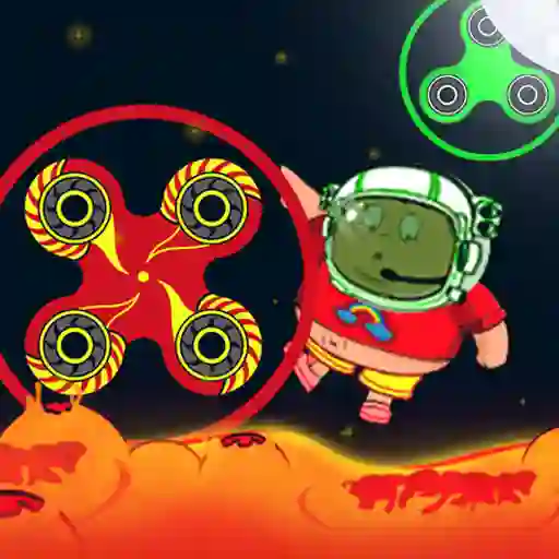 Spel Spinner Astro the Floor is Lava online