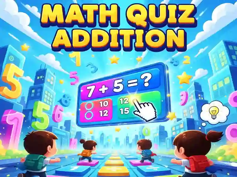 Spel Math Quiz Addition online