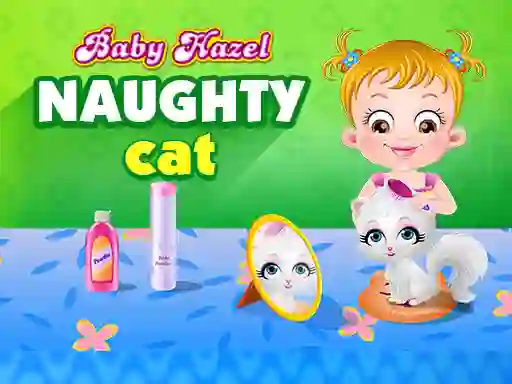 Spel Baby Hazel - naughty cat online