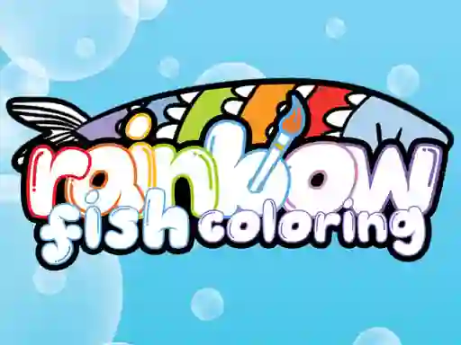 Spel Rainbow Fish Coloring online