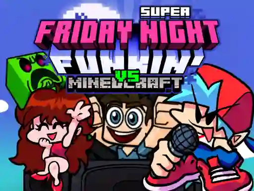 Spel Super Friday Night Funkin Vs Minecraft online