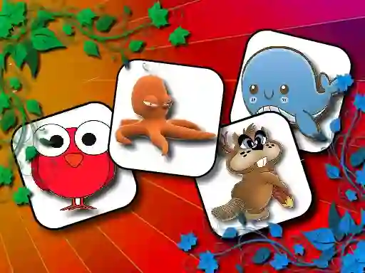 Spel Funny Animals Memory online