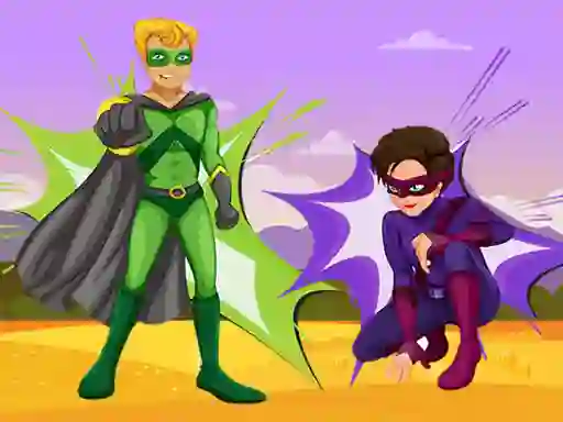 Spel Superheroes Jigsaw online