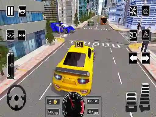 Spel Modern City Taxi Car Simulator online