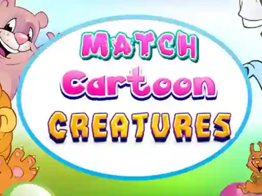 Spel Match Cartoon Creatures online