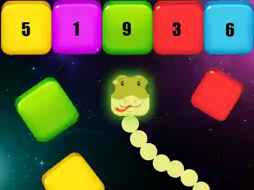 Spel Snake Blocks and Numbers online