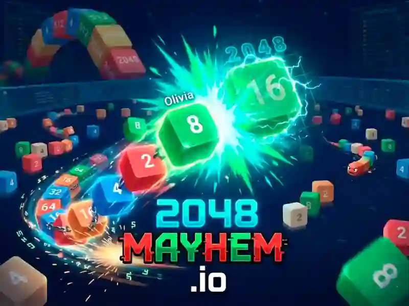 Spel 2048 Mayhem.io online