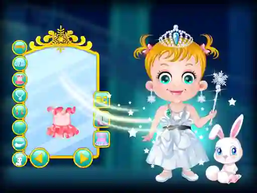 Spel Baby Hazel Ice Princess Dressup online