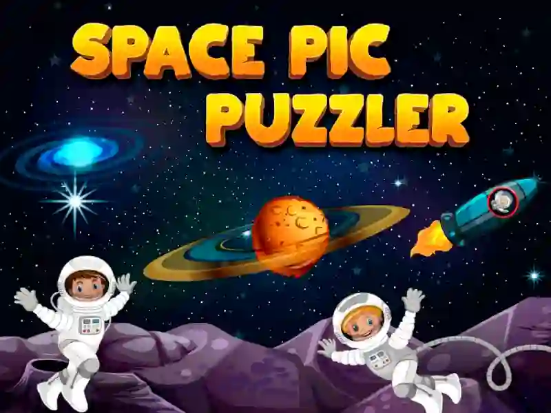 Spel Space Pic Puzzler online