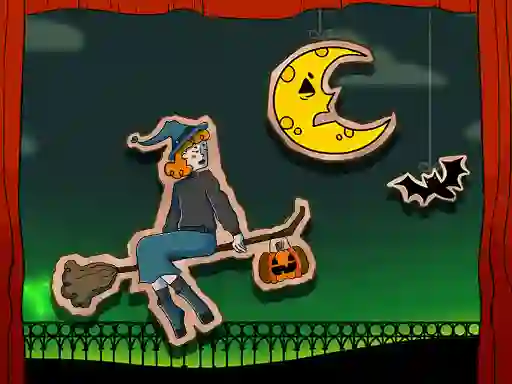 Spel Halloween Witch Fly online