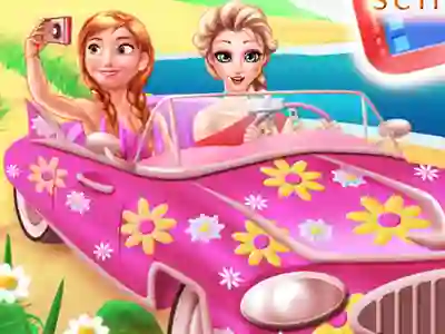 Spel Princesses Road Trip Fun online