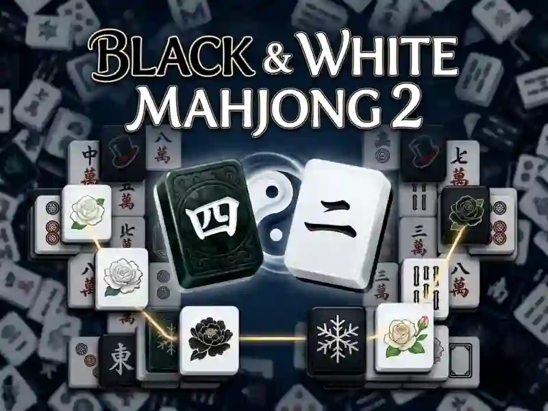 Spel Black & White Mahjong 2 online