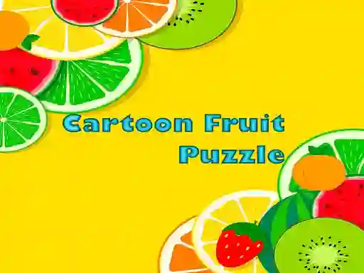 Spel Cartoon Fruit Puzzle online