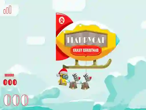 Spel FlappyCat Crazy Christmas online