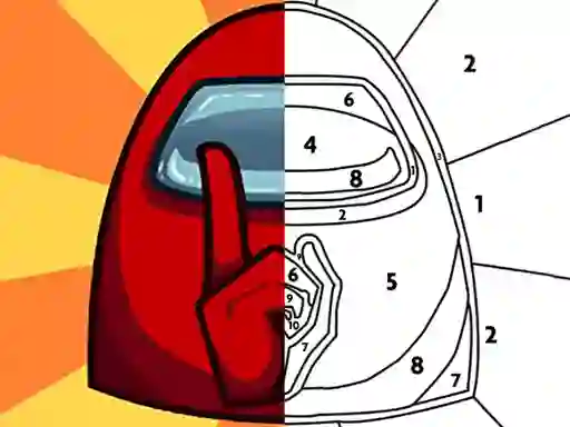 Spel Among Them Coloring Book online