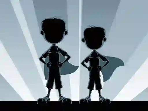 Spel Little Superheroes Match 3 online