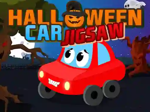 Spel Halloween Car Jigsaw online