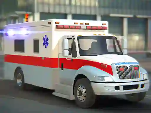 Spel City Ambulance Car Driving online