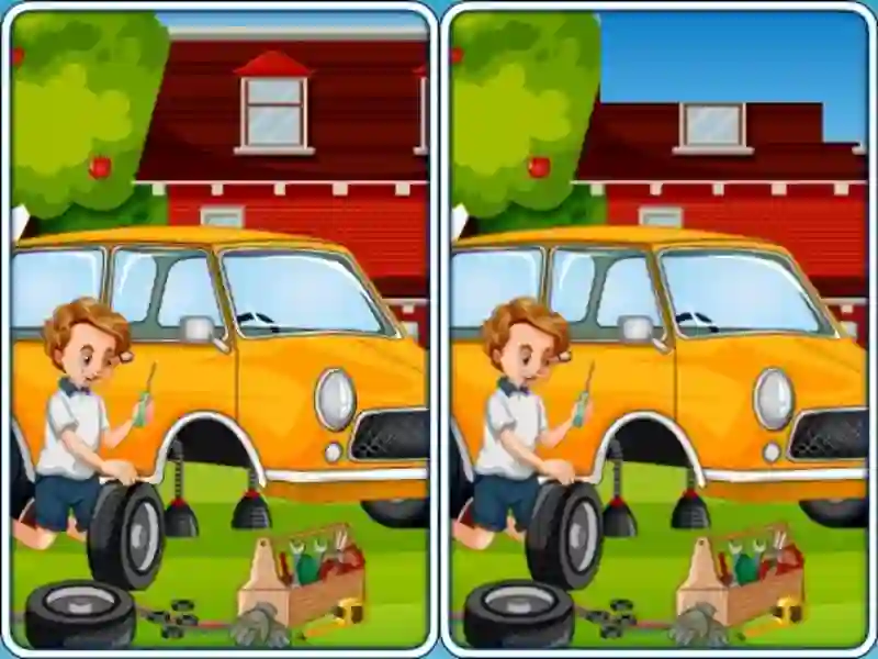 Spel Car Garage Differences online