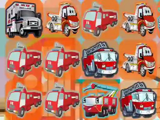 Spel Emergency Trucks Match 3 online