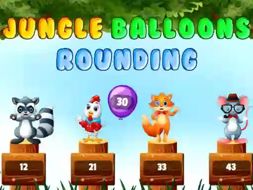 Spel Jungle balloons rounding online