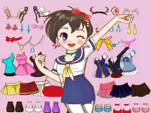 Spel Anime Dress Up Mania online