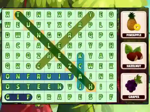 Spel Word Search Fruits online