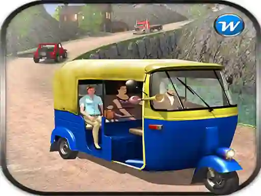 Spel Public Tricycle Rickshaw driving online