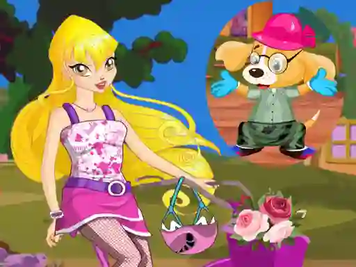 Spel Winx Stella and Puppy online
