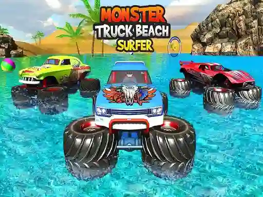 Spel Monster Truck Beach Surfing online