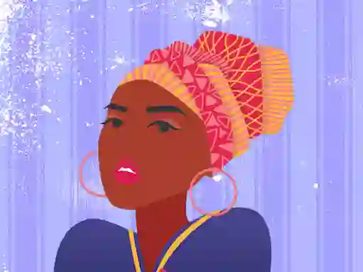 Spel African Princess Jigsaw online