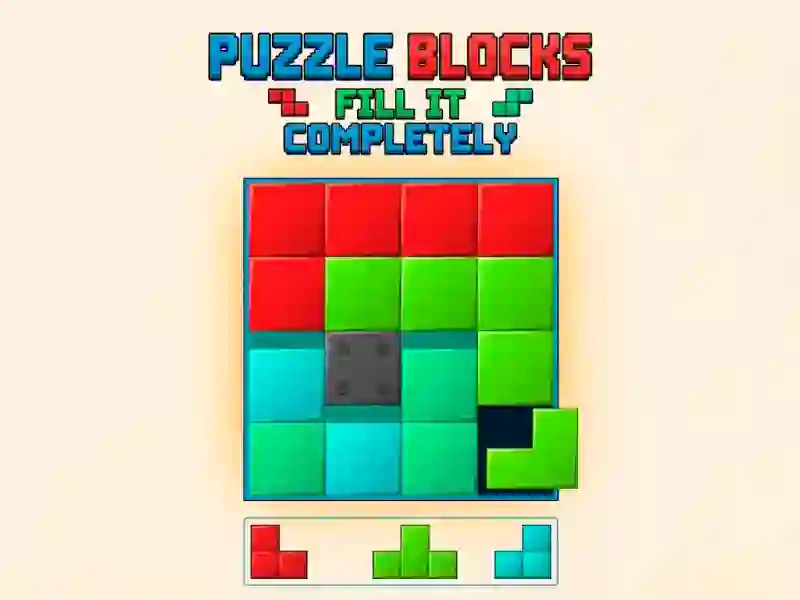 Spel Puzzle Blocks: Fill It Completely online