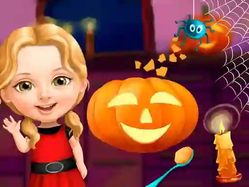 Spel Sweet Baby Girl Halloween Fun online