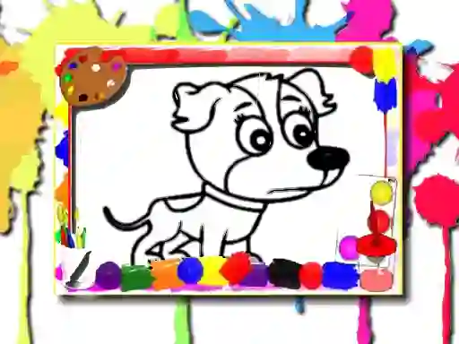 Spel Dogs Coloring Book online